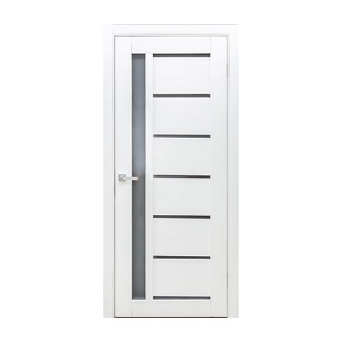 Haustür weiß mit Glas
